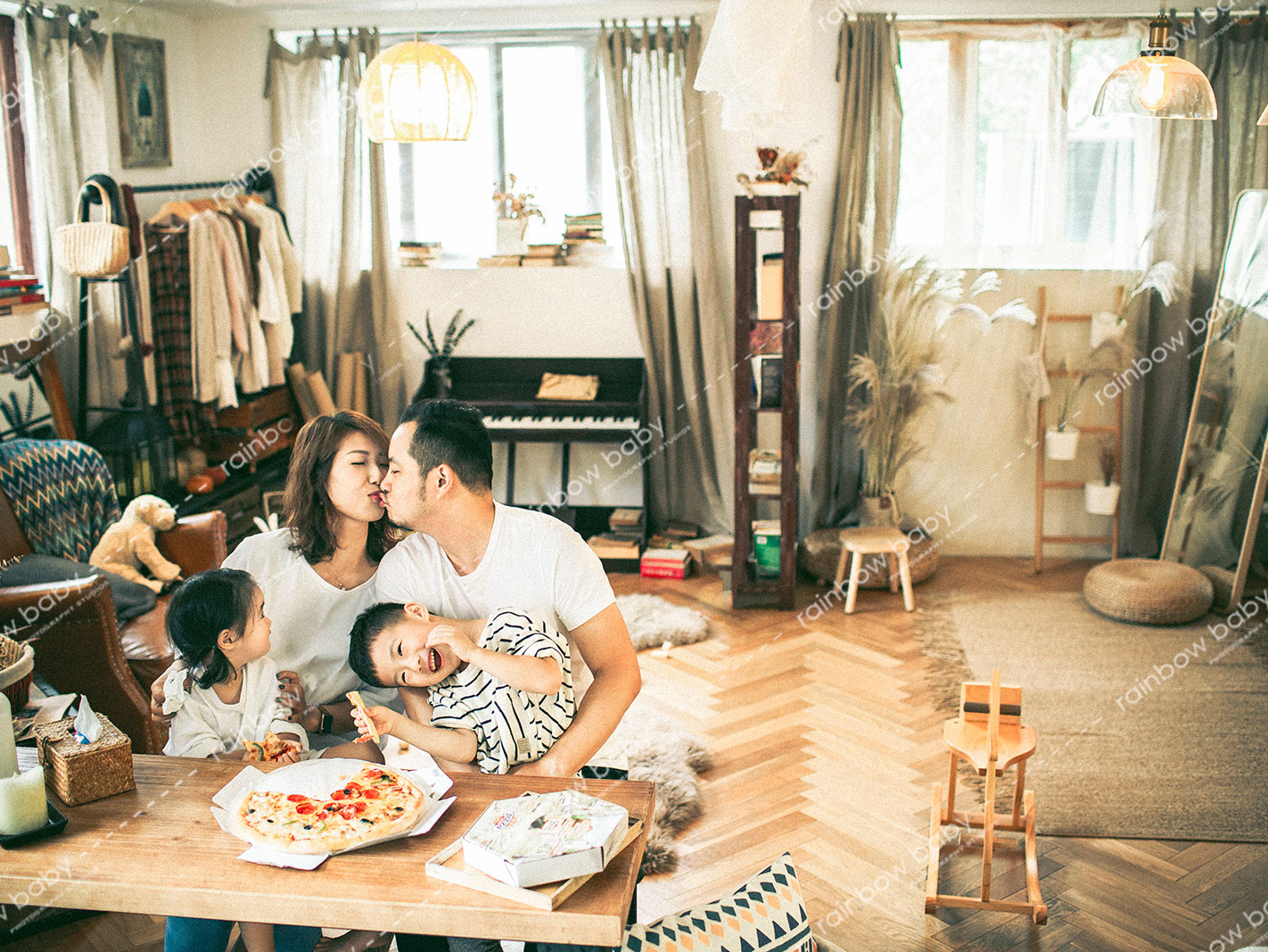 Rainbow Baby儿童摄影（Family Story全家福）